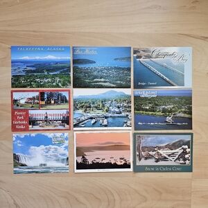 Postcards Ephemera Water Theme Lot of 9